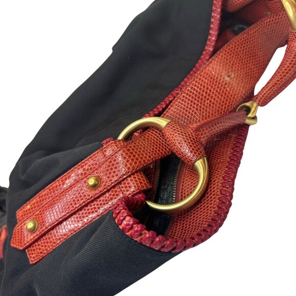 Gucci Black Canvas  Hobo Bag - Picture 2 of 11